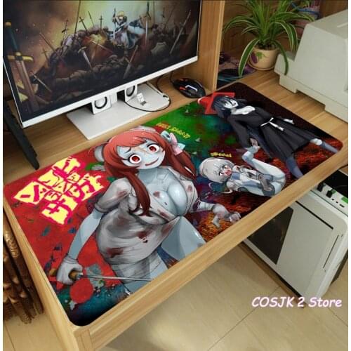Anime ZOMBIE LAND SAGA Minamoto Sakura Mizuno Ai Mouse Pad Thicken Laptop Game Large Desk Keyboard Pad Mice Mat Playmat Cosplay