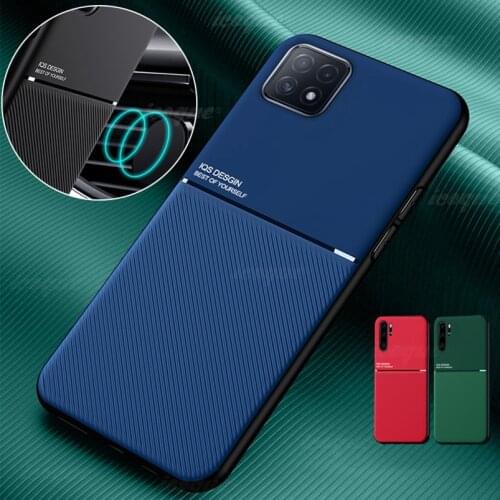 Magnetic Car Holder Case for Oppo Realme Q3 Pro 7 6 C25 C12 Gt Relme Narzo 20 30a Find X3 Lite A53 A52 A72 A92 A95 5G A74 Cover