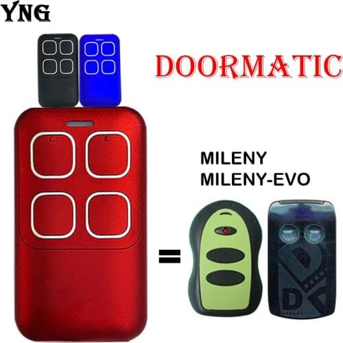 NEW DOORMATIC MILENY MILENY-EVO Remote Control Repalcement DOORMATIC Garage Door Remote Control 433.92mhz Rolling Code