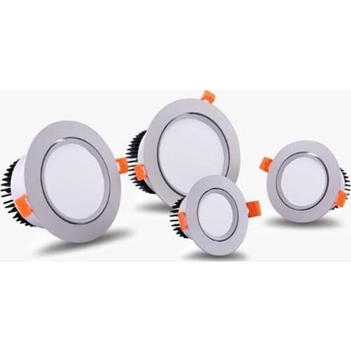 Dimmable Led downlight light Ceiling Spot Light cob 7w 9w 12w 15w ac85-240V ceiling recessed Lights Indoor Lighting