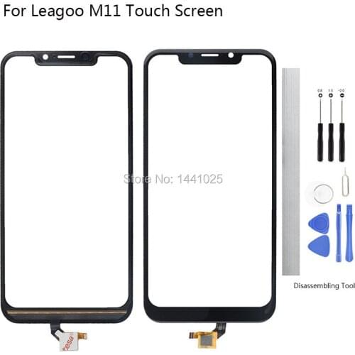 6.18 inch For Leagoo M11 Touch Screen Digitizer Glass Original Replacement Parts black For Leagoo M11 Touch Screen TP