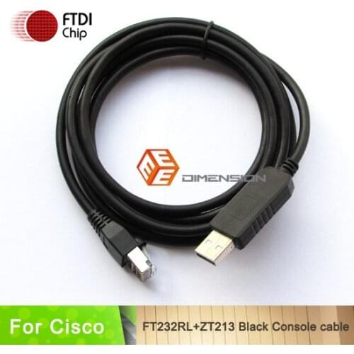 6FT Network routers network cable FTDI chip USB RJ45 console cable for cisco router with Shielding layer