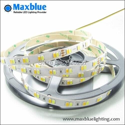 5m 112leds/m DC24V SMD5630 LED CCT Color Temperature Adjustable & Dimmable LED Strip Light