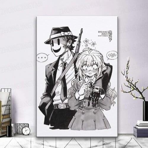 Tenkuu Shinpan High Rise Invasion Canvas Art Poster and Wall Art Picture Print Modern Family Bedroom Decor Posters