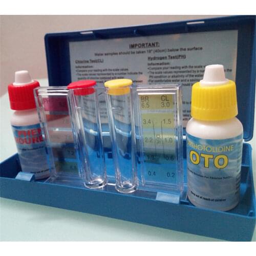 1 Set PH Chlorine Water Quality Test Kit Hydrotool Testing Kit Accessories for Swimming Pool SAL99