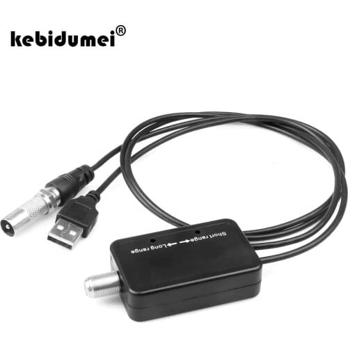 36dB Signal Amplifier Antenna Booster Tuner 200Mile Digital Indoor HDTV Antenna Satellite Receiver TV Antenna for DVB-T DVB-T2