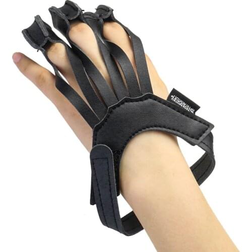 3 Fingers Hand Guard Protective Leather Glove Safety Archery Bow Shooting Glove for Recurve Compound Bow Hunting Accessories