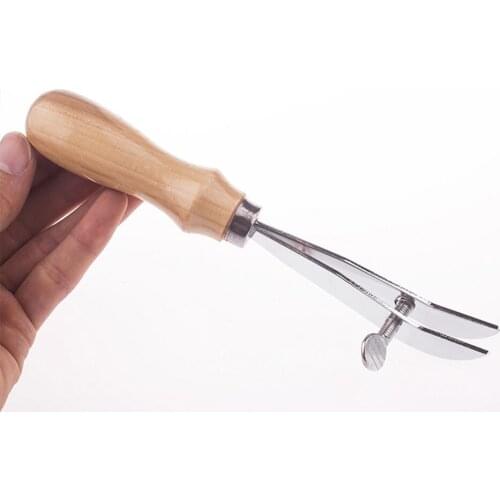 New 1Pc Leather Craft Tools Adjustable Outside Edge Creaser Leather Tools Diy Handmade Sewing Accessory herramientas para cuero