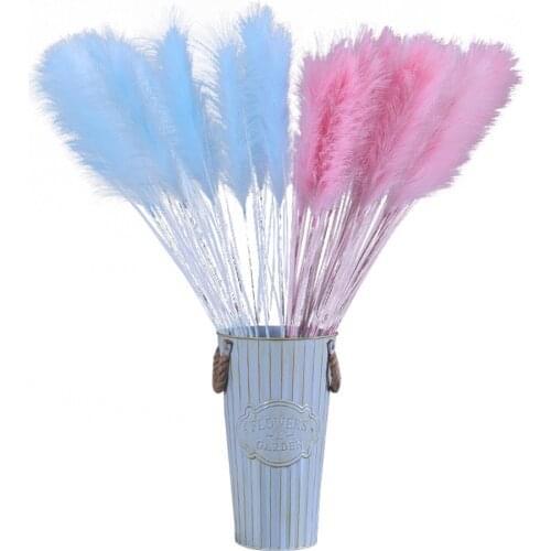 10pcs /30pcs Artificial flower reed grass foxtail fake flower decorative plant plastic home Decoration fake grass plants