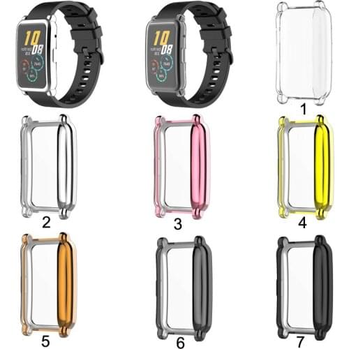 100pcs TPU Protective Cover For Honor Watch ES Case Full Coverage Screen Protector Ultra-Thin Soft Shell For Honor ES Watch Case