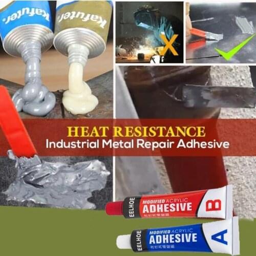 2PCS 20g AB Strong Bonding Sealant Casting Repair Glue Home Appliances Casting Metal Repairing Glue Filling Cracks And Plugging