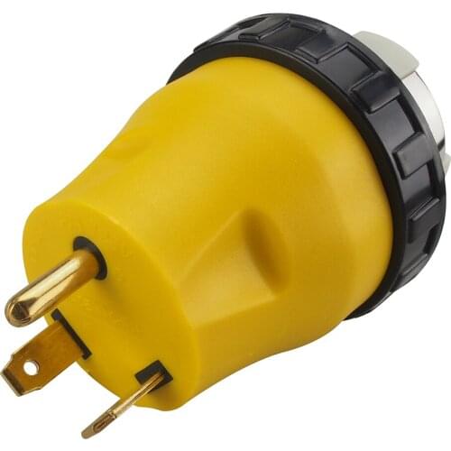 3-Prong 30Amp to 50Amp RV Adapter 50 Amp to 30 Amp Twist Lock RV Adapter