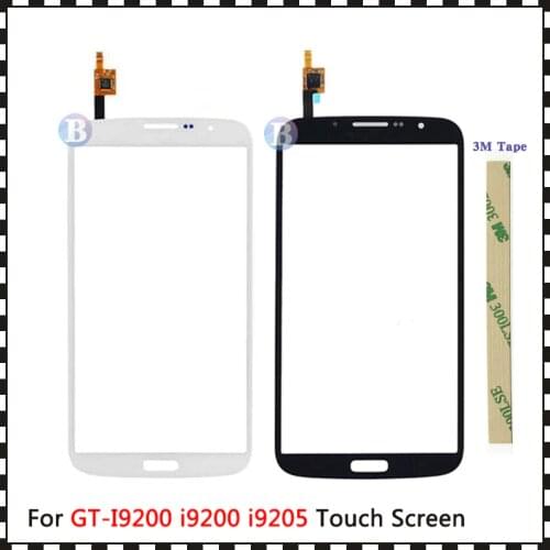 6.3" For Samsung Galaxy Mega 6.3 GT-I9200 i9200 GT-I9205 i9205 SGH-I527 Touch Screen Digitizer Sensor Outer Glass Lens Panel