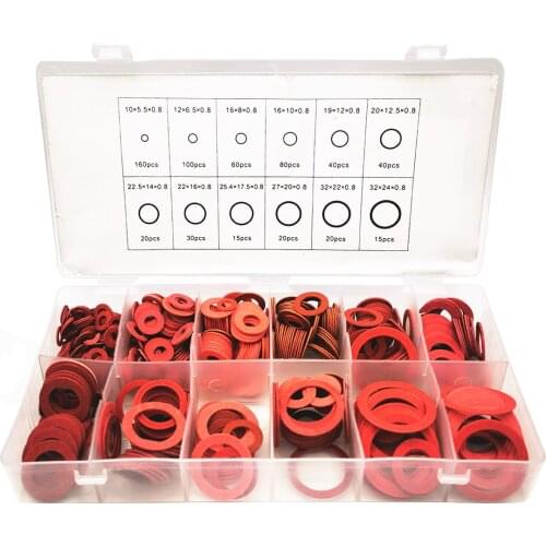 600pcs O Rings Rubber Red Silicone VMQ Seal Sealing O-Rings Silicon Washer Rubber Oring Set Assortment Kit Set Box Ring 12 Sizes
