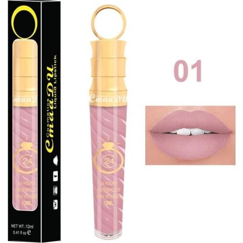 20 Color Lip Balm Waterproof and Lasting Matte + Glimmer Psychological Lip Gloss Nude Flashy Lip Gloss Beautiful Red Lip Gloss