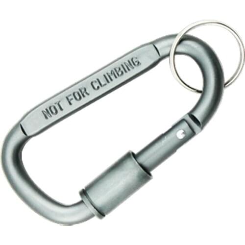 D type quick hanging chain key tactical outdoor equipment tool multifunctional climbing buckle EDC backpack belt lock