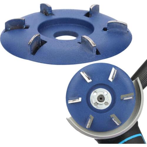 Woodworking Carving Disc 6-Tooth Arc Dics Hexagonal Shovel for Roughening Polishing Carving Woodworking Knife Machinery Parts
