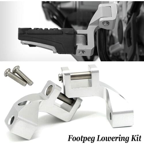 For BMW R1250GS Adventure ADV 2019 2020 S1000XR 2015 2016 2017 2018 2019 S1000 XR Motorcycle Passenger Footpeg Lowering Kit
