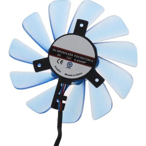 FDC10U12S9-C 85mm 12V 0.45A 4Wire 4Pin VGA Fan Replace Graphics Card Cooling Fan