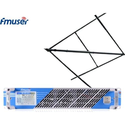FMUSER FSN-150T 150W 100 Watt FM Transmitter Kit FM Radio Transmitter Broadcast+CP100 Antenna+20m Cable For FM Radio Station