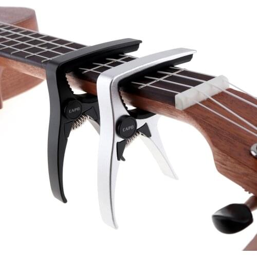 Guitar Capo Spring Quick Change Clamp Aluminium Material Guitar Accessory Black / Silver colors for Guitar / Bass / Ukulele