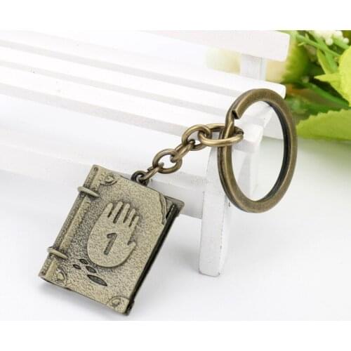 Gravity Brozen-Book Necklace Folz Journal3 Bill-Times Necklaces Pendants Children Gift Collar Jewelry Kolye Souvenir