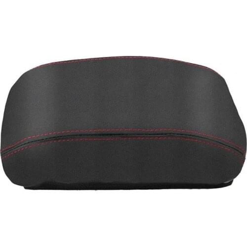Car Leather Armrest Box Cover Center Console Arm Rest Covers for Honda/Civic 8Th Gen 2006-2011