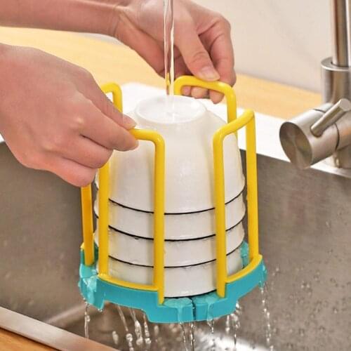 Shelf Organizer Telescopic Dish Plate Drying Rack Bowl Pot Adjustable Holder Kitchen Kitchen Dish Storage Accessorie Drying Y4A8