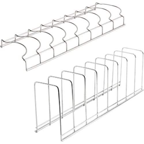 Kitchen Organizer Stainless Steel Dish Bowl Rack Drying Shelf Utensil Cutlery Drainer Storage Holder