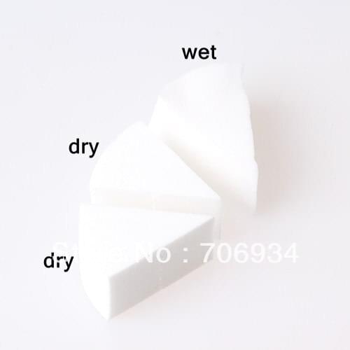 Make Up Sponge Wet Dry Foundation 12sets/lot 8pcs/set Larger Wet Latex Free Songe Puff Makeup Powder Puff VE Makeup Tools Puff