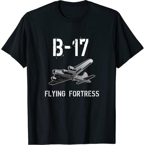 B-17 Flying Fortress WW2 Men T-Shirt Short Casual 100% COTTON O-Neck men clothing