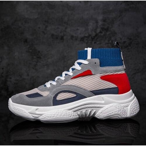 Men Casual hot sneaker s casuales Sneakers sports casual zapatos slip de for 2020 informales black fashion Mens High 39 hightop