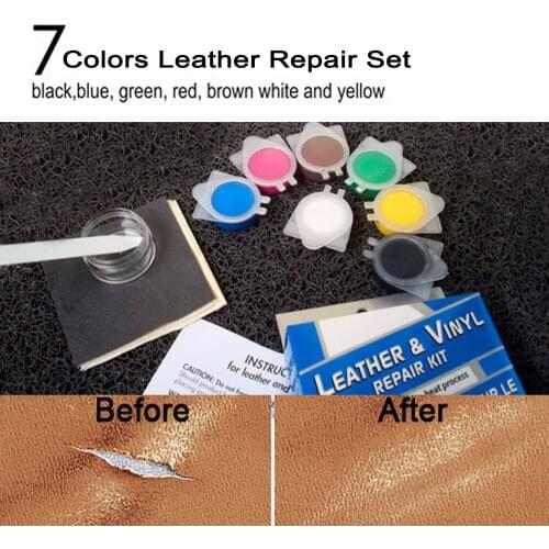 Liquid Skin Leather Repair Kit 7Colors DIY Leather Repair Tool Auto Car Seat Sofa Coats Holes Scratch Cracks Rips