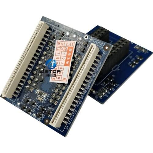 The hoson double head board dx5 or dx7 board connector card for Galaxy Zhongye Sky color connect adapter board