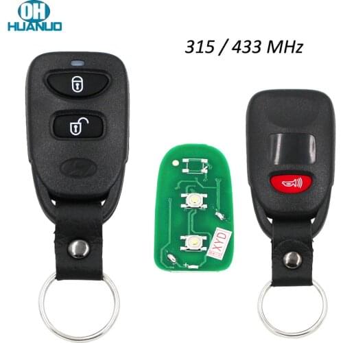 2+1/3 Buttons Remote Key Control 315/433MHZ for-Hyundai Tucson Santa Fe Elantra 2006 2007 2008 2009 2010 2011