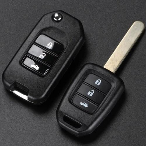 Car Replacement Remote Key Shell Key Case for Honda CRV JAZZ FIT Civic Accord CITY for Car Remote Key Cover with Key Blade