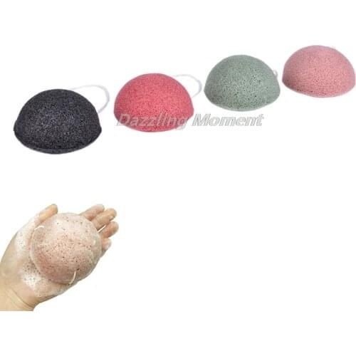 Makeup Konjac Sponge Exfoliator Cleanse Konjac Sponge Natural Konjac Konnyaku Puff Face Wash Cleaning Sponge
