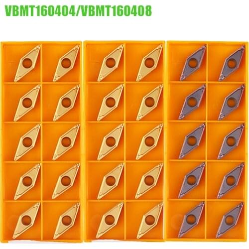 Carbide Insert VBMT160404 VBMT160408 VP15TF UE6020 US735 Lathe External Turning Tools CNC VBMT VCMT Blade Metal Cutting Tool