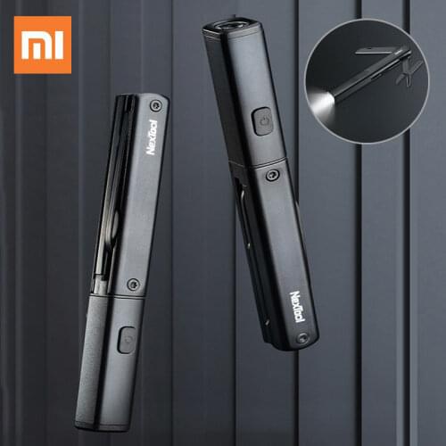 Xiaomi NexTool Multifunctional Tools 3 in 1 Flashlight Scissors Knife USB Rechargeable IPX4 Waterproof Portable Outdoors Tools