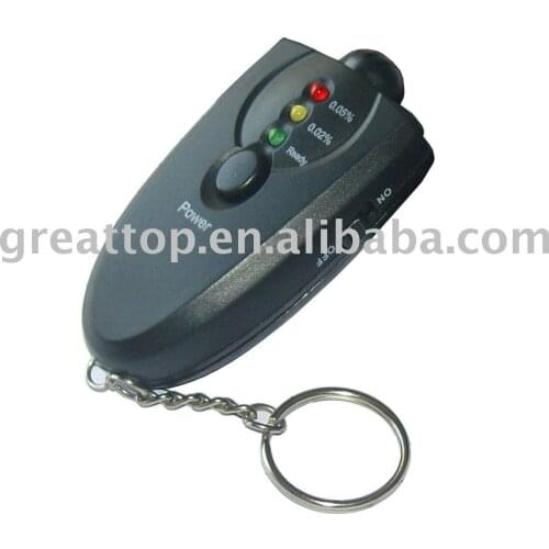 10pc/set Keychain led alcohol tester (GT-ALT-01)