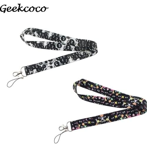 10pcs/lot J2229 Cartoon Lanyard keychains Badge ID Lanyards Mobile Phone Rope key Lanyard Neck Straps Accessories
