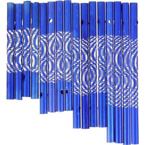 16Pcs Home Garden Outdoor Aluminum Wind Chime Pipe Tube Decor DIY Craft Supplies