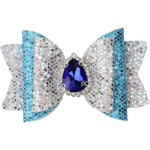 3.14" Hair Clips Chunky Glitter Hair Bows For Kids Women Barrettes Hairpin Cute Girls Headdress Hair Accessories spinka do wloso