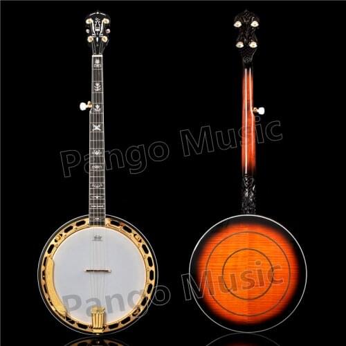 Afanti Music 5 strings Gold color Banjo (ABJ-900)
