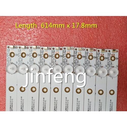 7 lamp 6v32 inch universal led LCD TV backlight TV lens lamp bead lamp bar 6V copper substrate liquid crystal lamp bar