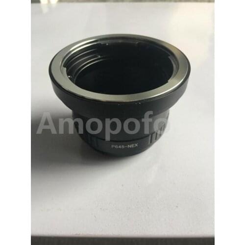 AMOPOFO For Penatx 645 Lens to for Sony NEX 5R A7 A7S A7R A7II A6300 Camera PK645-NEX Adapter