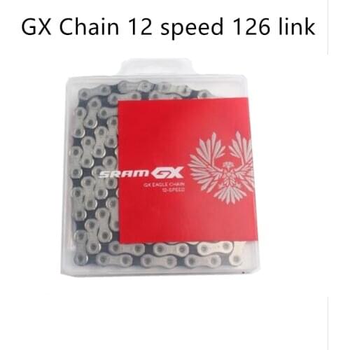 Sram GX Eagle 12 Speed MTB Solid Pin Riveting 126L Bicycle Chain Silver With Original Box