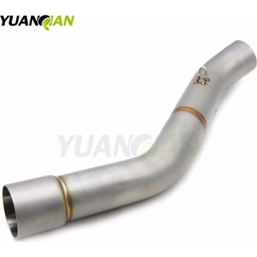 For kawasaki zx-10r ZX10R 2008-2010 Motorcycle Exhaust middle pipe stainless steel Muffler link pipe middle section adapter pipe