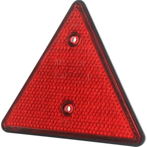 Red Rear Triangular Reflector Safety Reflector Compatible with Trailer G8TE