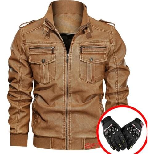 Motorcycle Jacket Retro Riding Jacket Men Bike Moto Windproof Vintage Military Outwear Cycling Jackets Autumn Winter Male